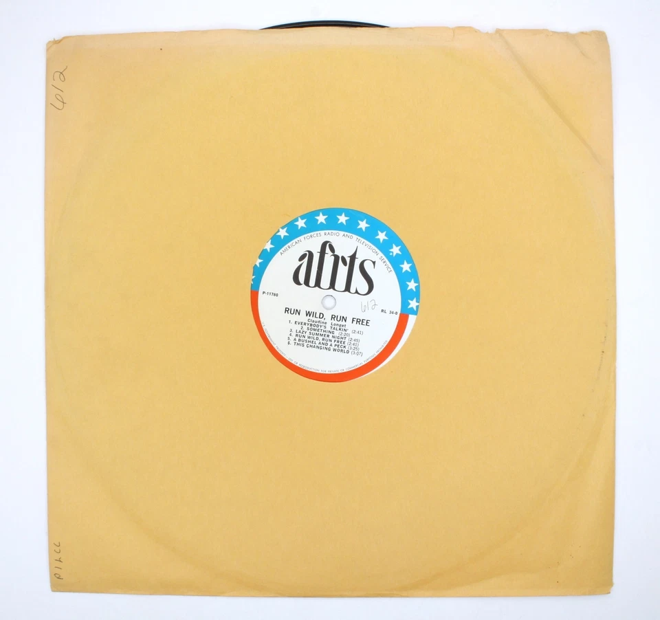 C1970 AFRTS Evie Sands Claudine Longet Run Wild Free Armed Forces Transcription - Image 2 of 4