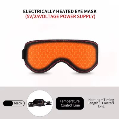 Heated Eye Mask for Dry Eyes Relief, Migraine, Cordless Warm Compress Sleep Mask