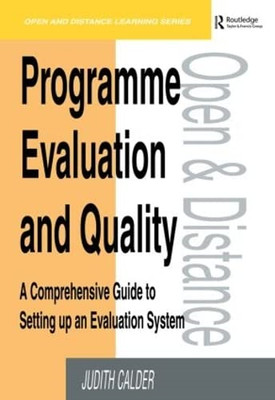 Programme Evaluation and Quality: A Comprehensive Guide - Paperback / softback N
