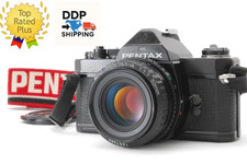 [Ecc+5] Pentax MX fotocamera reflex pellicola 35 mm nera obiettivo SMC M 50...