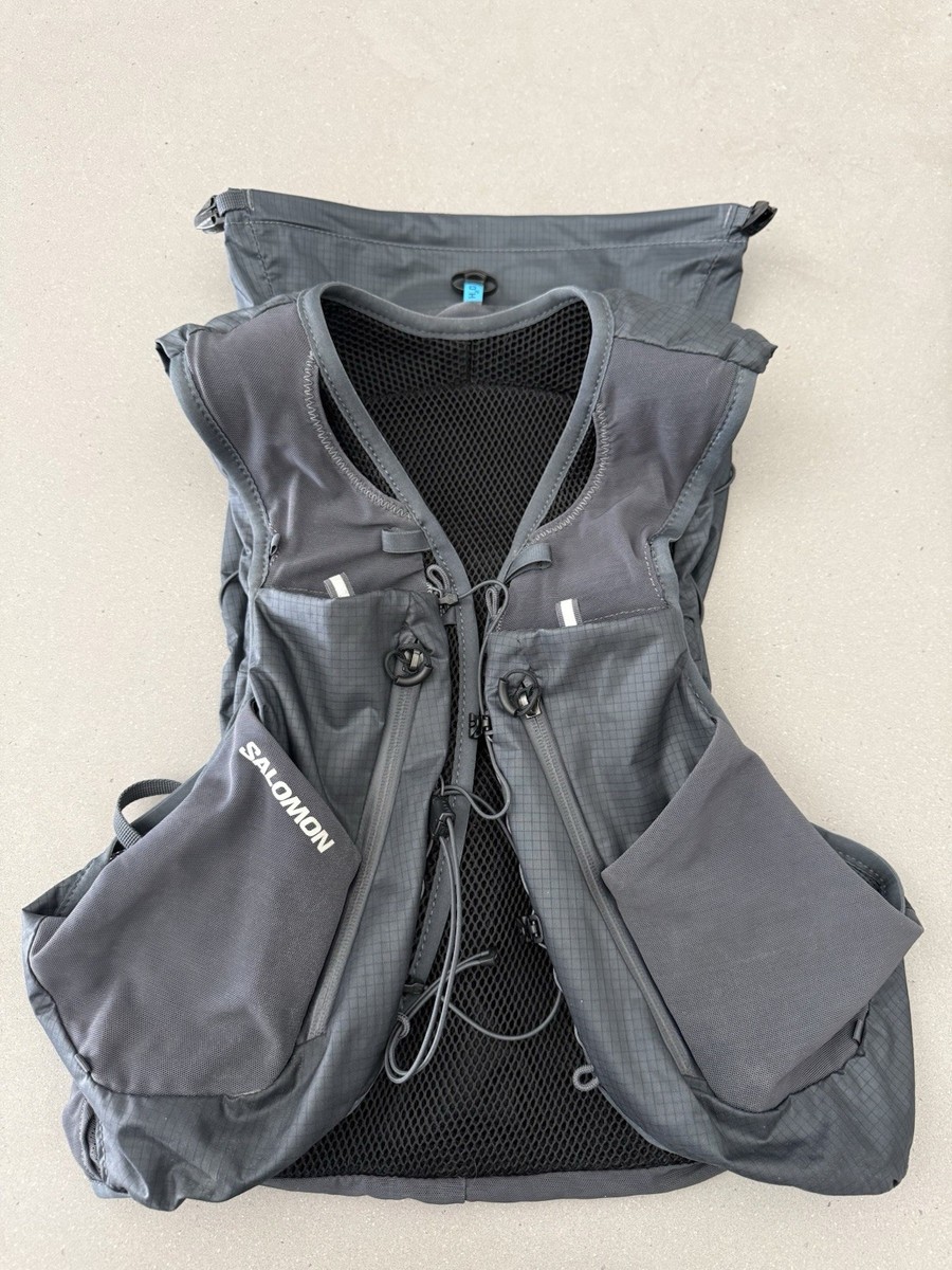 Salomon ADV Skin Cross Season 15 Unisex Running Vest Size M Ebony