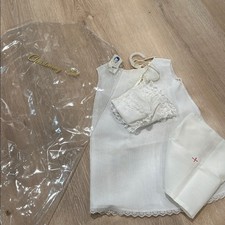 Vintage "Christening Set" Phyllis Baby Wear infant 1976 girls 0-6 months