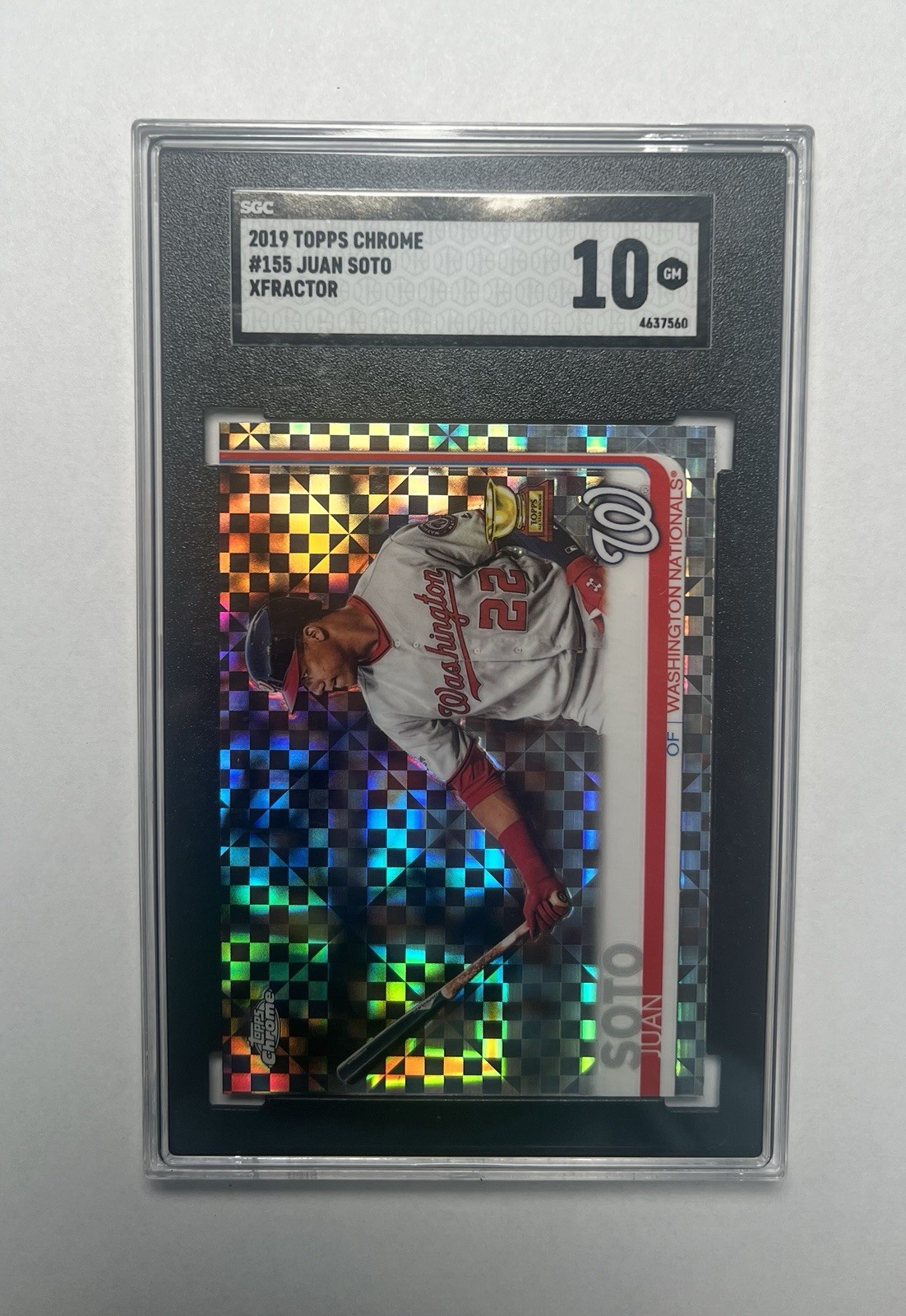 2019 Topps Chrome - Juan Soto #155 X-Fractor