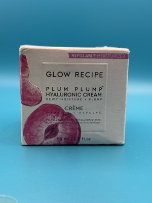 GLOW RECIPE Plum Plump Hyaluronic Cream 1.7oz/50mL FULL SIZE SEAL NEW BOX