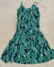 Stella McCartney Silk Cotton Paisley Maxi Long Dress S M