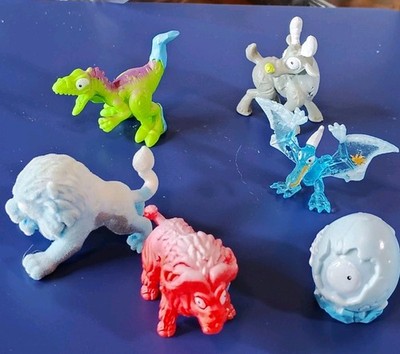 ZURU Smashers Mini Action Figures  Dino Ice Age Toys Mixed Animal Lot of 6