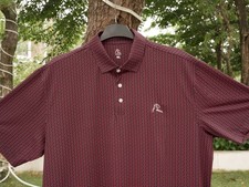 RHOBACK Ohio State Block O Collegiate Polo Black - Easy Care Stretch UPF, Size L