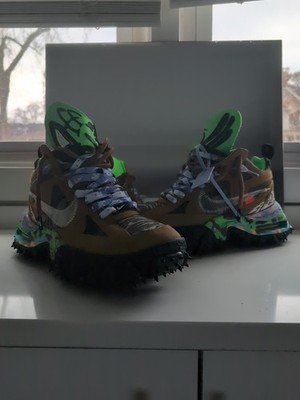 Nike Air Terra Forma Wheat/Clear Black Off White Men's Size 10 Hiking Gym Shoes