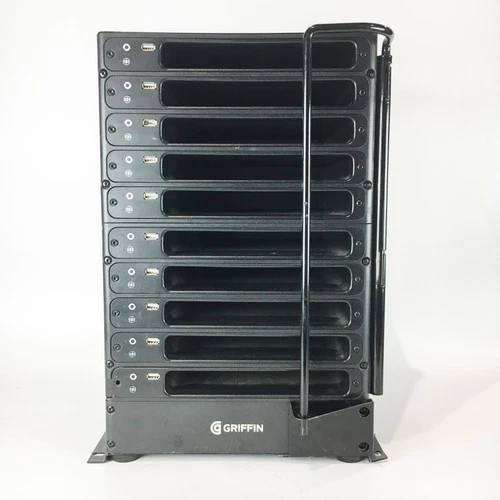 Griffin iPad MultiDock 10 Bay Charging Station For Tablets / iPads With PSU