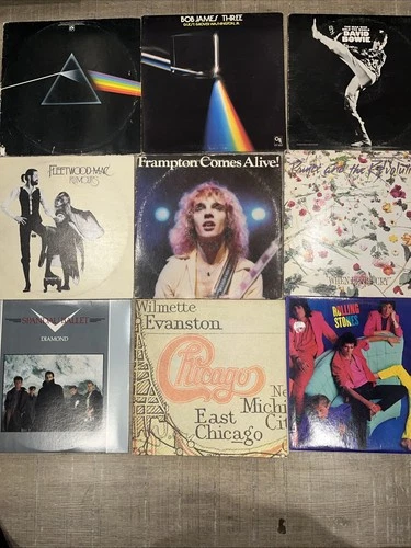 Lot Of 26 Rock/Misc Vinyl:Pink Floyd,Prince, Stones,Fleetwood Mac,Beatles,BJames