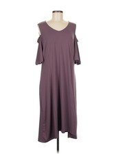 H By Halston Women Purple Casual Dress M