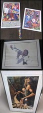 5 Jazz Art Lot David Garibaldi George Hunt Beale St Louis Armstrong Prints