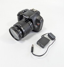 Canon EOS Rebel T3 Digital SLR Camera w/18-55mm Lens  DC Coupler No Cap or Batt