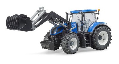 Bruder New Holland T7.315 Traktor mit Frontlader   1:16 Modell - Wie neu