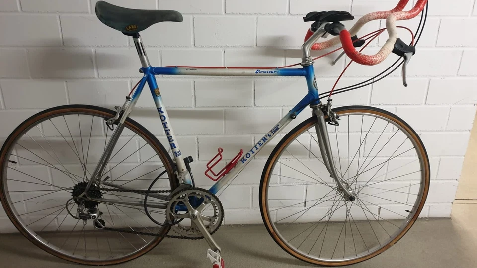 Kotter’s Rennteam Vintage Rahmen Nostalgie, ca 40 Jahre alt, Triathlon Training - Bild 3 von 4