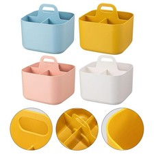 Efficiently Stackable Storage Baskets with Handles for Small Spaces at For Home