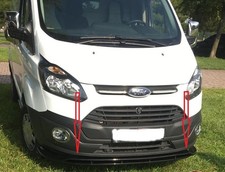 FITS FORD CUSTOM 2012-2018 LOWER GLOSS BLACK SPLITTER SPOILER BUMPER LIP