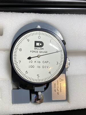 #ad DILLON X FORCE COMPRESSION FORCE GUAGE 10000 LB. CAPACITY. 100 LB. DIVISION. $95.00