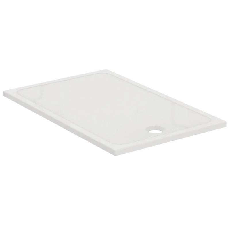 Receveur de douche 140x90 Porcher Okyris extra-plat en grès anti-débordement