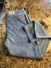 VTG Levi's 540 Relaxed Fit Y2K Brown Tab Men's Blue Jeans Size 42x30 USA Made