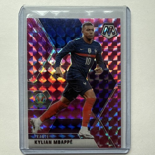 Kylian Mbappe [Camo Pink Mosaic] #112 card