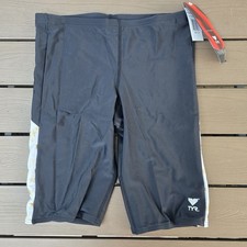 TYR Men's Tyreeco Nylon Star/Black Star Swimsuit Jammer Sz 34 NEW