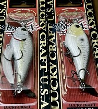 2 Lucky Craft Kelly J Prop Bait Topwater Lures ZEBRA MS CHART SHAD/GOLDTHREADFIN