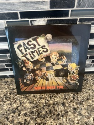 Fast Times Where Were You 45 Punk White Vinyl Record Rare