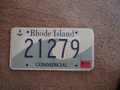 RHOSE ISLAND CMMCL WAVE # LICENSE PLATE BUY ALL STATES HERE FREE SHIPPING