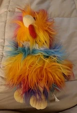 Wishpets Puffpet Greta Mae Sherbert Chicken Plush Stuffed Bird Animal 9” NWT   K