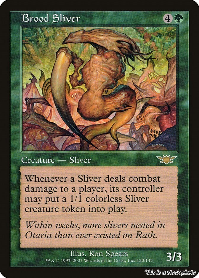 MTG Brood Sliver 120 Legions LP Magic