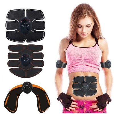 EMS Muscle Stimulator ABS Trainer Hip Buttocks Toner Body Massager Pad 
