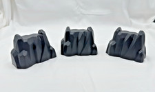 Brio World Wooden Railway Train Replacement Mountain Rock Risers x 3 Gray