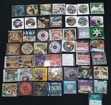 Lot Of 50 Assorted Older PC Games UNTESTED/USED   LARGE VARIETY