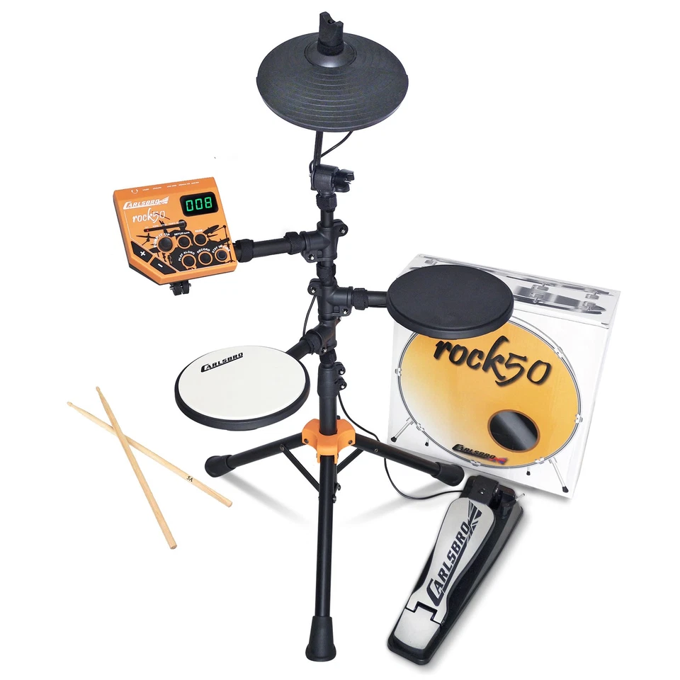 Carlsbro Rock50 Electric Drum Set - Ideal for Beginners Learners Practice Set