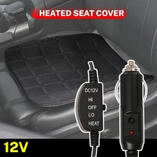 Universal US Car Heated Seat Cover Cushion Warmer Front Rear Heating Warming Pad