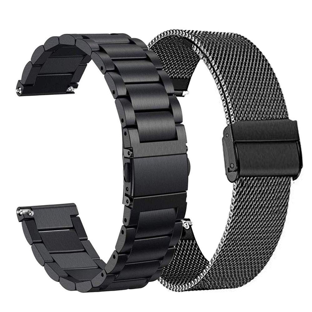 ViCRiOR Compatible with Amazfit GTS 4 Mini/GTS 4 / 205 millimeters, Black