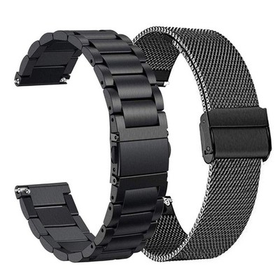 ViCRiOR Compatible with Amazfit GTS 4 Mini/GTS 4 / 205 millimeters, Black 