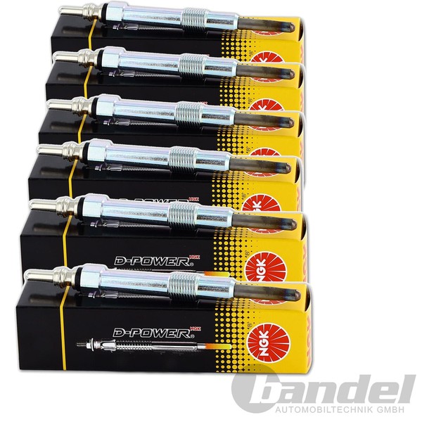 6X NGK GlÜHkerzen Passend FüR Mercedes E-KLASSE W210 S-KLASSE W140 G-KLASSE W463-image