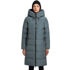 khujo Jilias5 Damen-Mantel Winterparka Steppmantel Winter-Jacke Parka Graublau