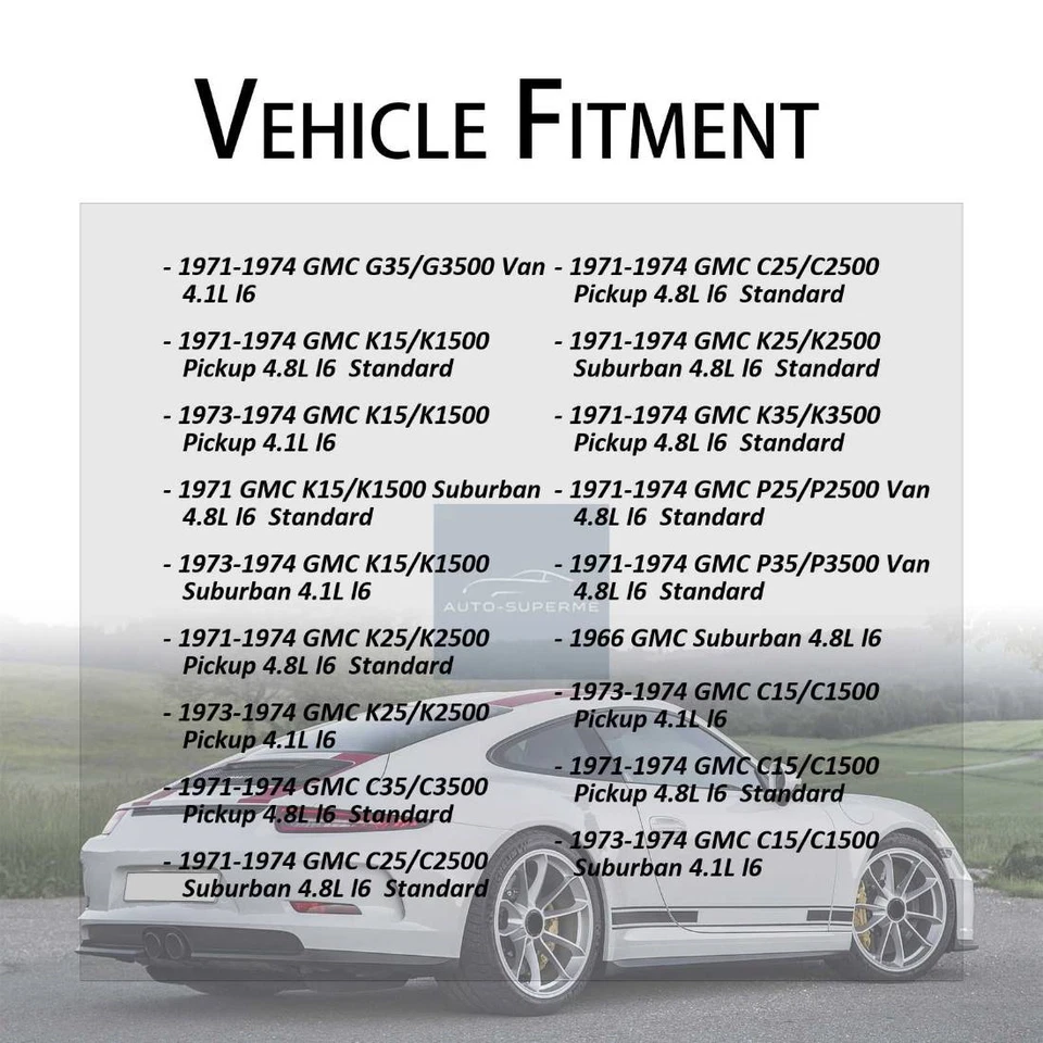 Upper Radiator Coolant Hose For 1973 1974 GMC K15/K1500 Suburban 4.1L - Image 2 of 4