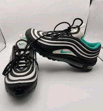 NIKE AIR MAX 97’ SNEAKERS BLACK/CLEAR EMERALD GREEN/WHITE MENS SIZE 8.5