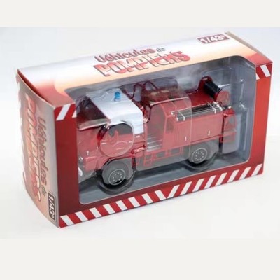 1/43 Alloy SIMCA Unic Fire Truck Model Vintage Fire Engine Collectible Desktop