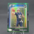 2024 Panini Donruss Optic - Rated Rookie Drake Maye #229 Green Hyper Prizm (RC)