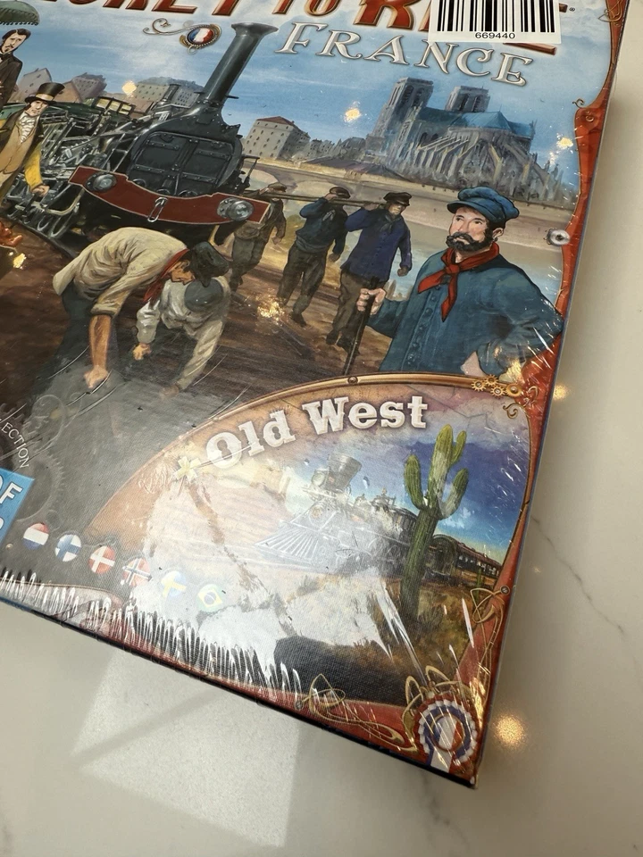 Ticket to Ride FRANCE/OLD WEST Board Game EXPANSION Days of Wonder - NEW Sealed. - Image 2 of 3