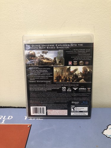 Enemy Territory: Quake Wars (Sony Playstation 3 ps3) Complete w/ Manual CIB - Picture 3 of 3
