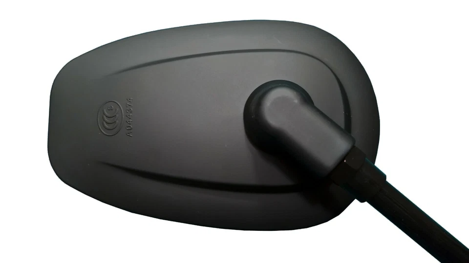 Black Harley Style Motorcycle Mirrors - Kawasaki Vulcan 800 1500 1600 - Image 2 of 2