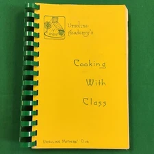 Cincinnati Ohio Ursuline Academy School Vintage 1986 Spiral Cookbook SEE INDEX