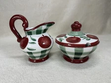 Green Original Collectible Cream & Sugar