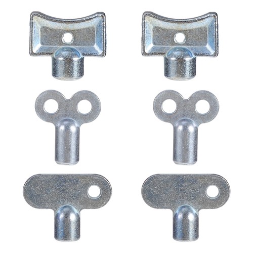 6 Pcs Exhaust Valve Key Home Radiator Vent Air Keys for Bleeding